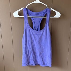 Lululemon Swiftly Purple Racerback Workout Tank
